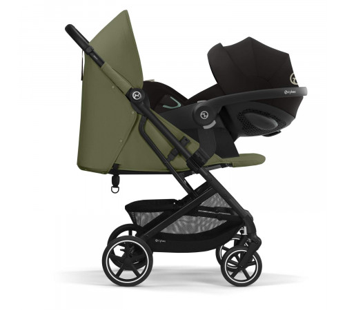 Коляска прогулочная Cybex Beezy (с дождевиком и бампером), Moss Green
