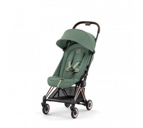 Коляска прогулочная Cybex Coya, Leaf Green шасси Rose Gold