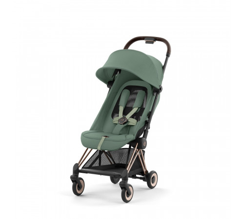 Коляска прогулочная Cybex Coya, Leaf Green шасси Rose Gold
