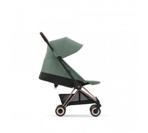 Коляска прогулочная Cybex Coya, Leaf Green шасси Rose Gold
