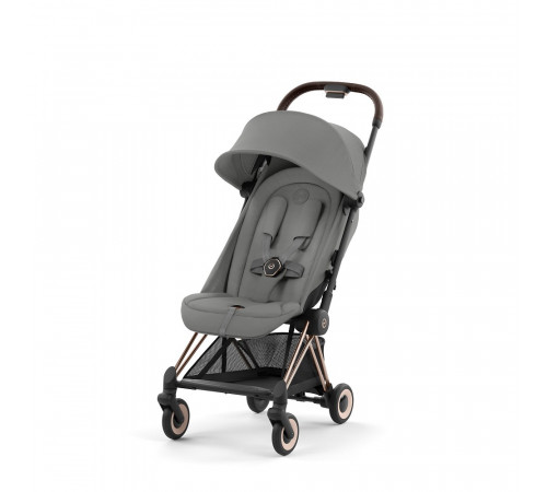 Коляска прогулочная Cybex Coya, Mirage Grey шасси Rose Gold