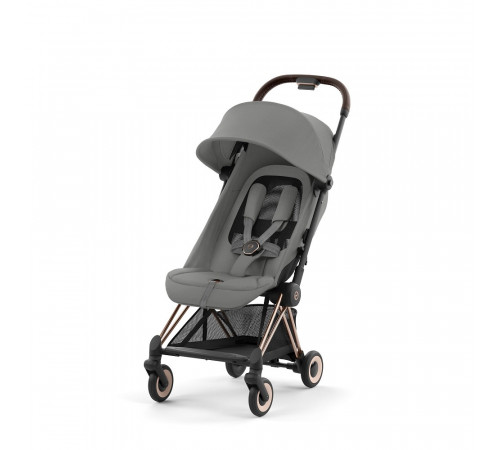 Коляска прогулочная Cybex Coya, Mirage Grey шасси Rose Gold