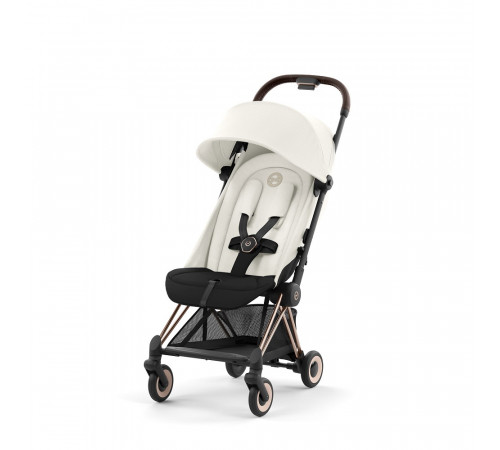 Коляска прогулочная Cybex Coya, Off White шасси Rose Gold