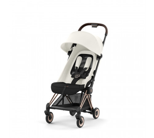 Коляска прогулочная Cybex Coya, Off White шасси Rose Gold