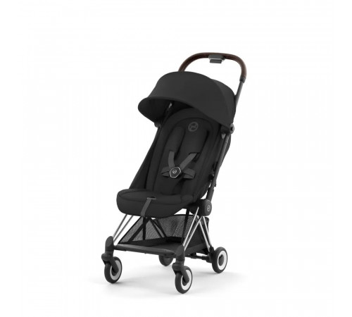 Коляска прогулочная Cybex Coya, Sepia Black шасси Chrome Brown