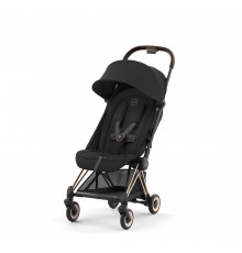 Коляска прогулочная Cybex Coya, Sepia Black шасси Rose Gold