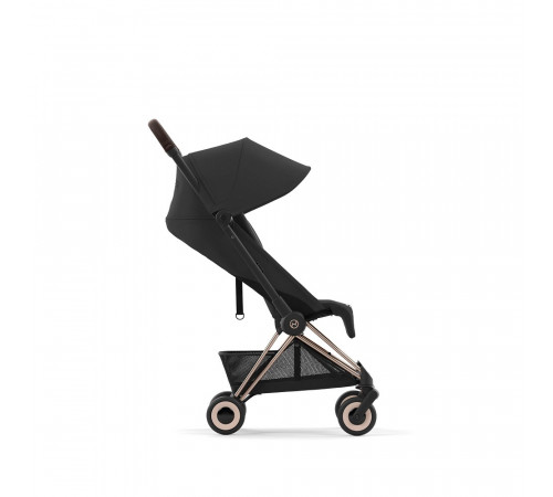 Коляска прогулочная Cybex Coya, Sepia Black шасси Rose Gold