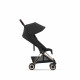 Коляска прогулочная Cybex Coya, Sepia Black шасси Rose Gold