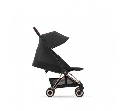 Коляска прогулочная Cybex Coya, Sepia Black шасси Rose Gold