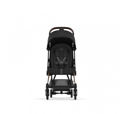 Коляска прогулочная Cybex Coya, Sepia Black шасси Rose Gold