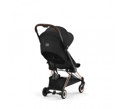 Коляска прогулочная Cybex Coya, Sepia Black шасси Rose Gold