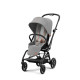 Коляска прогулочная Cybex Eezy S Twist+ 2 BLK (с дождевиком и бампером), Lava Grey 