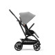 Коляска прогулочная Cybex Eezy S Twist+ 2 BLK (с дождевиком и бампером), Lava Grey 