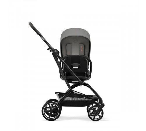 Коляска прогулочная Cybex Eezy S Twist+ 2 BLK (с дождевиком и бампером), Lava Grey 