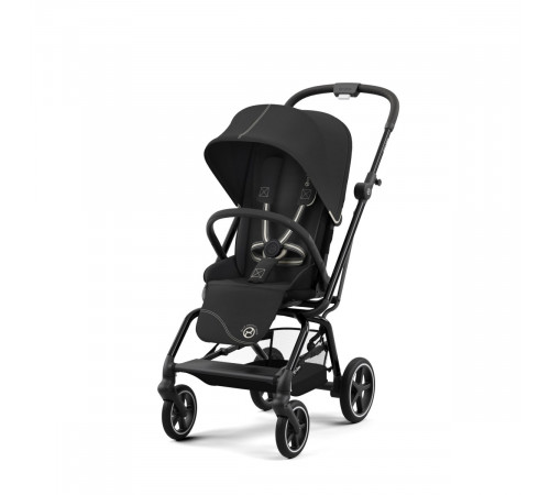 Коляска прогулочная Cybex Eezy S Twist+ 2 BLK (с бампером), Moon Black