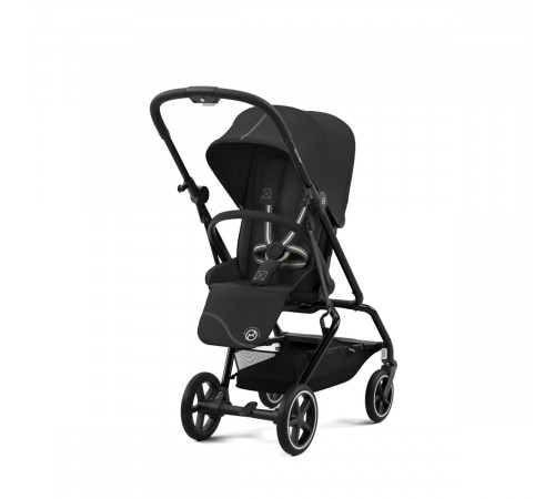 Коляска прогулочная Cybex Eezy S Twist+ 2 BLK (с бампером), Moon Black