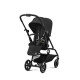 Коляска прогулочная Cybex Eezy S Twist+ 2 BLK (с бампером), Moon Black