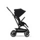 Коляска прогулочная Cybex Eezy S Twist+ 2 BLK (с бампером), Moon Black