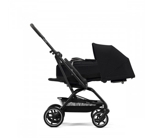 Коляска прогулочная Cybex Eezy S Twist+ 2 BLK (с бампером), Moon Black