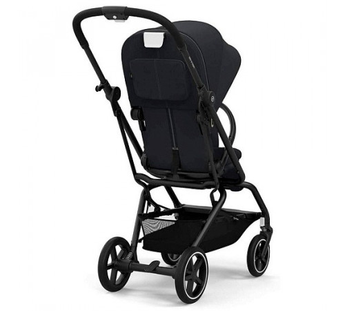Коляска прогулочная Cybex Eezy S Twist+ 2 BLK (с дождевиком и бампером), Magic Black