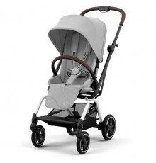 Коляска прогулочная Cybex Eezy S Twist+ 2 SLV (с дождевиком и бампером), Fog Grey