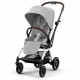 Коляска прогулочная Cybex Eezy S Twist+ 2 SLV (с дождевиком и бампером), Fog Grey