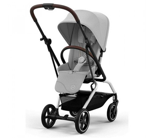 Коляска прогулочная Cybex Eezy S Twist+ 2 SLV (с дождевиком и бампером), Fog Grey