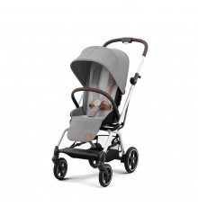 Коляска прогулочная Cybex Eezy S Twist+ 2 SLV (с дождевиком и бампером), Lava Grey