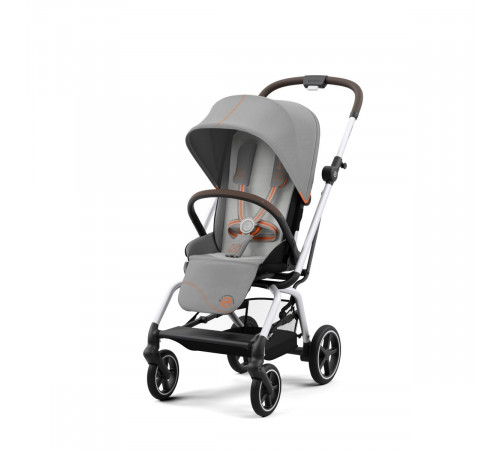 Коляска прогулочная Cybex Eezy S Twist+ 2 SLV (с дождевиком и бампером), Lava Grey