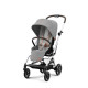 Коляска прогулочная Cybex Eezy S Twist+ 2 SLV (с дождевиком и бампером), Lava Grey
