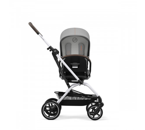 Коляска прогулочная Cybex Eezy S Twist+ 2 SLV (с дождевиком и бампером), Lava Grey