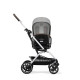 Коляска прогулочная Cybex Eezy S Twist+ 2 SLV (с дождевиком и бампером), Lava Grey