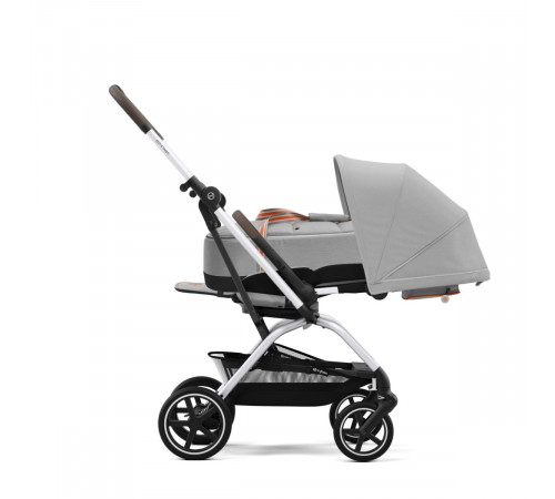 Коляска прогулочная Cybex Eezy S Twist+ 2 SLV (с дождевиком и бампером), Lava Grey