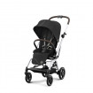 Коляска прогулочная Cybex Eezy S Twist+ 2 SLV (с дождевиком и бампером), Moon Black