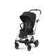 Коляска прогулочная Cybex Eezy S Twist+ 2 SLV (с дождевиком и бампером), Moon Black