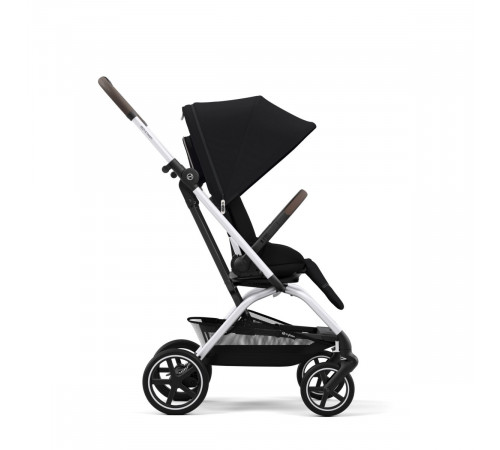 Коляска прогулочная Cybex Eezy S Twist+ 2 SLV (с дождевиком и бампером), Moon Black
