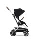 Коляска прогулочная Cybex Eezy S Twist+ 2 SLV (с дождевиком и бампером), Moon Black