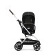 Коляска прогулочная Cybex Eezy S Twist+ 2 SLV (с дождевиком и бампером), Moon Black