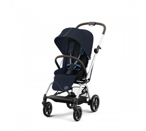 Коляска прогулочная Cybex Eezy S Twist+ 2 SLV (с дождевиком и бампером), Ocean Blue