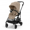 Коляска прогулочная Cybex Melio Carbon с дождевиком, Almond Beige Коляска прогулочная Cybex Melio Carbon с дождевиком, Almond Beige