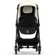 Коляска прогулочная Cybex Melio Carbon с дождевиком, Canvas White