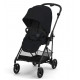 Коляска прогулочная Cybex Melio Carbon с дождевиком, Magic Black