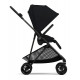 Коляска прогулочная Cybex Melio Carbon с дождевиком, Magic Black