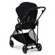 Коляска прогулочная Cybex Melio Carbon с дождевиком, Magic Black
