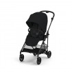 Коляска прогулочная Cybex Melio Carbon (с дождевиком), Moon Black
