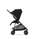Коляска прогулочная Cybex Melio Carbon (с дождевиком), Moon Black