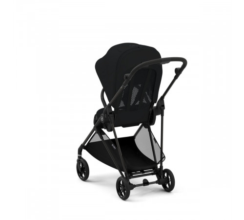 Коляска прогулочная Cybex Melio Carbon (с дождевиком), Moon Black