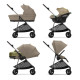 Коляска прогулочная Cybex Melio (с дождевиком), Seashell Beige