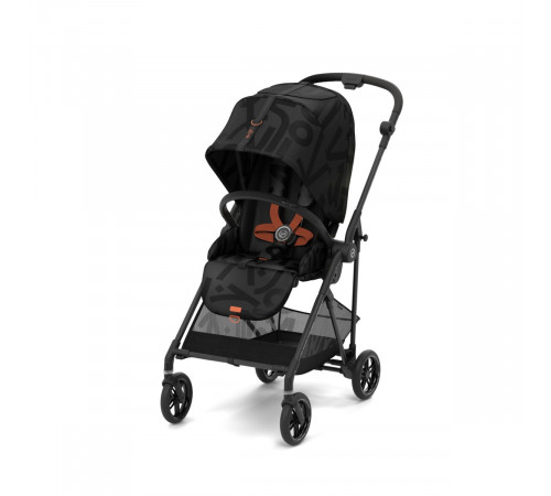 Коляска прогулочная Cybex Melio Street (с дождевиком), Real Black