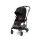Коляска прогулочная Cybex Melio Street (с дождевиком), Real Black